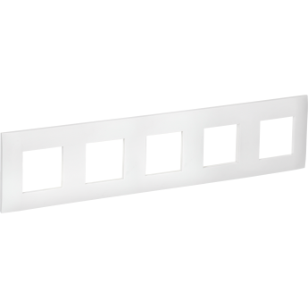 Рамка 5-местная IEK SKANDY SK-F05W арктический белый